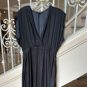 Chic Asymmetrical Black Dress